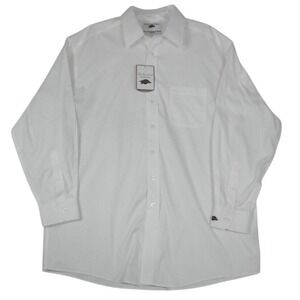 The Razorback Collection 100%‎ Cotton Non-Iron Pinpoint Dress Shirt 16.5/34